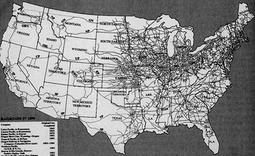 Railroads in 1864