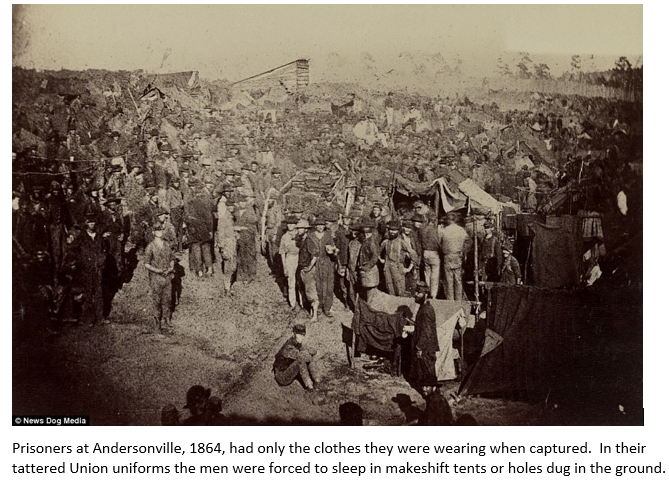 Prisoners at Andersonville, 1864
