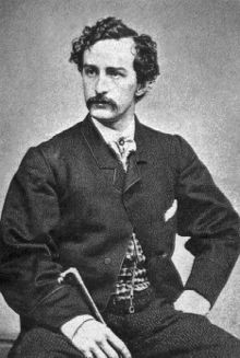 Carte de visite of John Wilkes Booth; around 1863 by Alexander Gardner